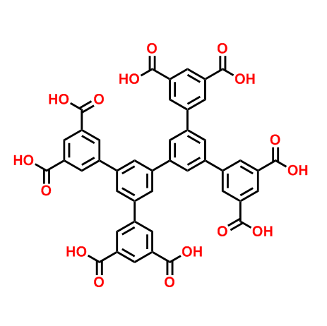 5',5''-Bis(3,5-dicarboxyphenyl)-[1,1':3',1'':3'',1'''-quaterphenyl]-3,3''',5,5'''-tetracarboxylic acid,5',5''-Bis(3,5-dicarboxyphenyl)-[1,1':3',1'':3'',1'''-quaterphenyl]-3,3''',5,5'''-tetracarboxylic acid