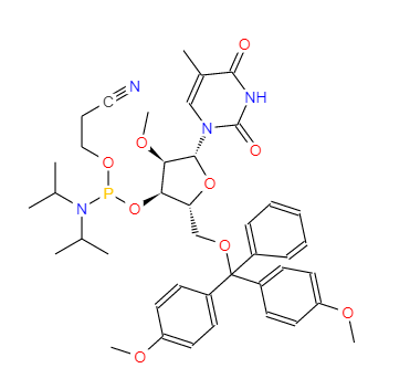 2'-OMe-5-Me-U亚磷酰胺单体,2'-O-METHYL-5-METHYL-U CEP