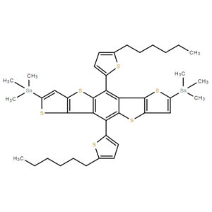 2,7-双(三甲基锡基)-5,10-双(2-己基噻吩基) 苯并[1,2-B:4,5-B
