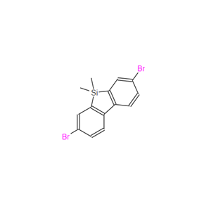 3,7-二溴-5,5-二甲基-5H-二苯并[b，d]硅烷；1228595-79-6