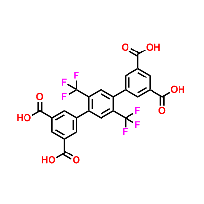 2',5'-双(三氟甲基)-[1,1':4',1''-三联苯]-3,3'',5,5''-四羧酸,2',5'-Bis(trifluoromethyl)-[1,1':4',1''-terphenyl]-3,3'',5,5''-tetracarboxylic acid