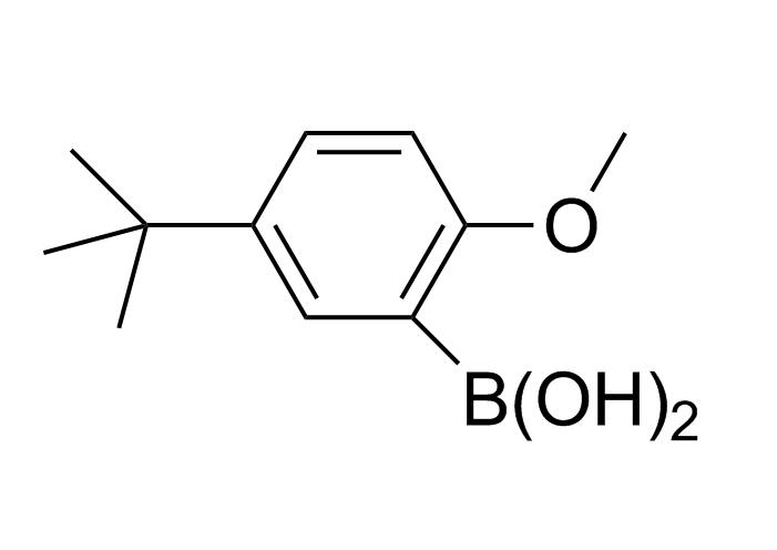 2-甲氧基-5-叔丁基苯硼酸,(5-(tert-Butyl)-2-methoxyphenyl)boronicacid