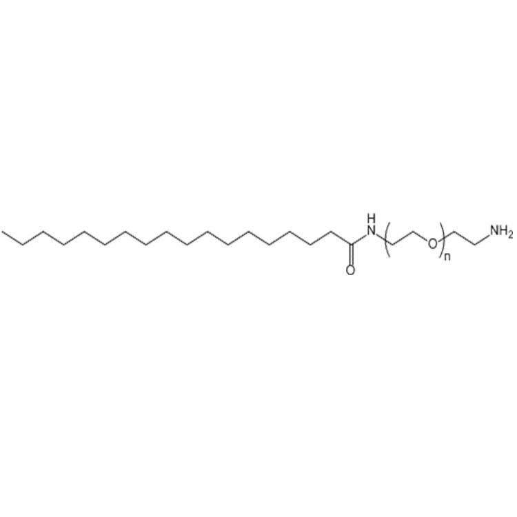 硬脂酸-聚乙二醇-氨基,Stearic acid-PEG-amine;STA-PEG-NH2