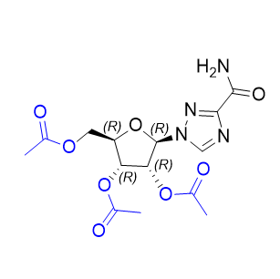 利巴韦林杂质08,(2R,3R,4R,5R)-2-(acetoxymethyl)-5-(3-carbamoyl-1H-1,2,4-triazol-1-yl)tetrahydrofuran-3,4-diyl diacetate