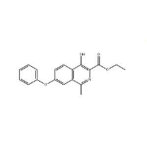 4-羥基-1-甲基-7-苯氧基異喹啉-3-甲酸乙酯