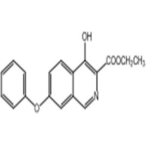 4-羥基-7-苯氧基異喹啉-3-甲酸乙酯