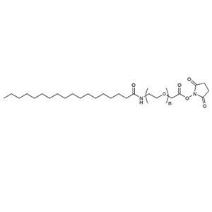 STA-PEG-NHS，硬脂酸-聚乙二醇-琥珀酰亚胺酯