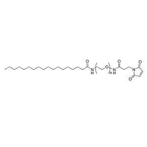 硬脂酸-聚乙二醇-馬來酰亞胺,Stearic acid-PEG-Maleimide;STA-PEG-MAL