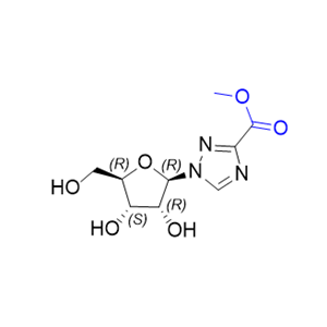 利巴韋林雜質(zhì)05,methyl 1-((2R,3R,4S,5R)-3,4-dihydroxy-5-(hydroxymethyl)tetrahydrofuran-2-yl)-1H-1,2,4-triazole-3-carboxylate