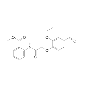 Methyl 2-(2-(2-ethoxy-4-formylphenoxy)acetamido)benzoate,Methyl 2-(2-(2-ethoxy-4-formylphenoxy)acetamido)benzoate