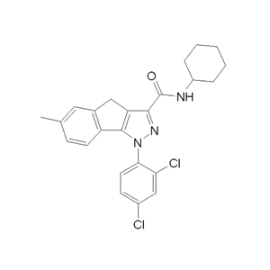1-(2,4-Dichloro-phenyl)-6-methyl-1,4-dihydro-indeno[1,2-c]pyrazole-3-carboxylic acid cyclohexylamide