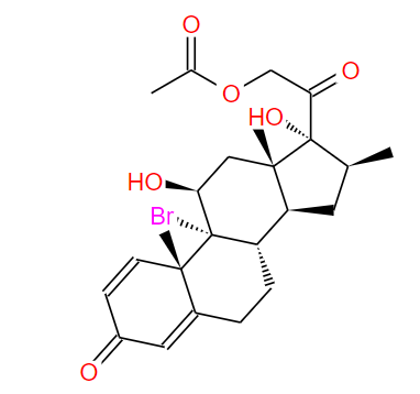 倍他米松杂质20,9-Bromo-11,17,21-trihydroxy-16-methylpregna-1,4-diene-3,20-dione-21-acetate