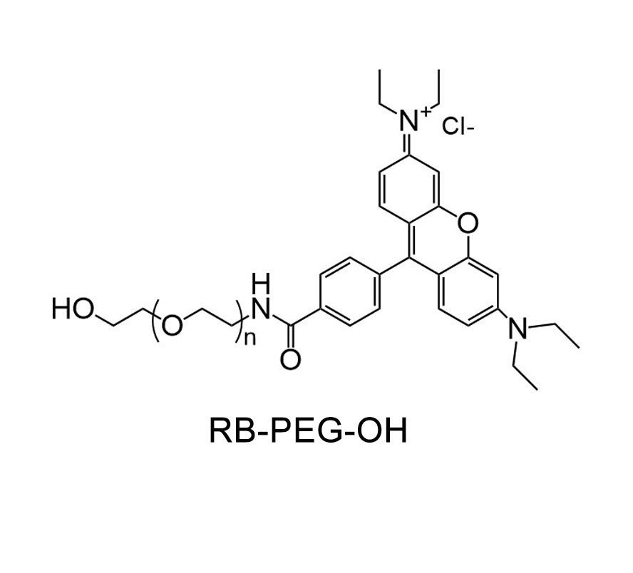 罗丹明-聚乙二醇-羟基,RB-PEG-OH