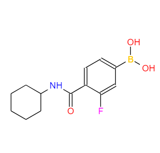 N-环己基-4-硼-2-氟苯甲酰胺,4-Cyclohexylcarbamoyl-3-fluorobenzeneboronic acid