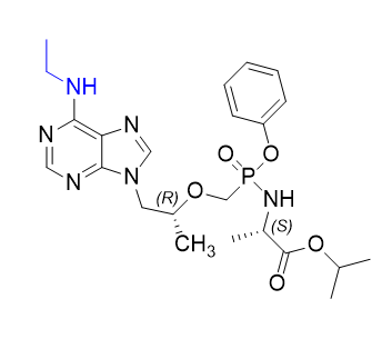 替諾福韋拉酚氨酯雜質(zhì)47,isopropyl (((((R)-1-(6-(ethylamino)-9H-purin-9-yl)propan-2-yl)oxy)methyl)(phenoxy)phosphoryl)-L-alaninate