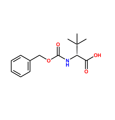 芐氧羰基-D-叔亮氨酸,(R)-2-(((Benzyloxy)carbonyl)amino)-3,3-dimethylbutanoic acid