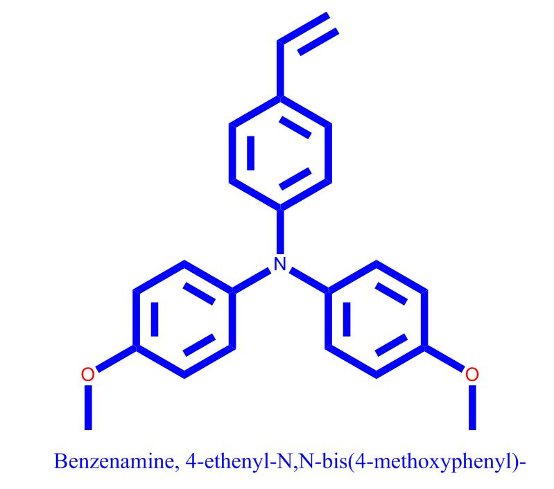 4-甲氧基-N-(4-甲氧基苯基)-N-(4-乙烯基苯基)苯胺,Benzenamine, 4-ethenyl-N,N-bis(4-methoxyphenyl)-
