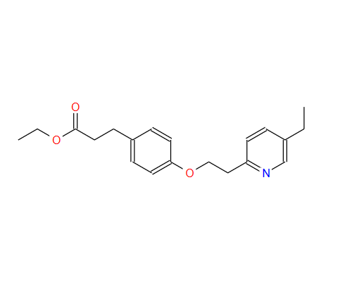 吡格列酮雜質(zhì)E (EP),4-[2-(5-Ethyl-2-pyridinyl)ethoxy]benzenepropanoic Acid Ethyl Ester(Pioglitazone Impurity)