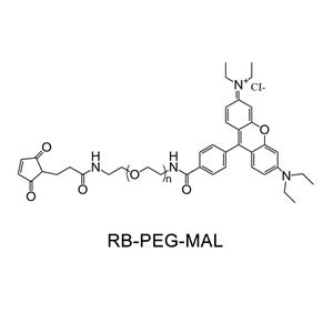 罗丹明-聚乙二醇-马来酰亚胺；RB-PEG-MAL