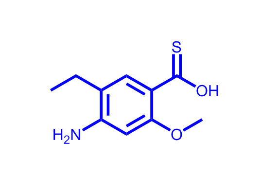 2-甲氧基-4-氨基-5-乙硫基苯甲酸,2-Methoxy-4-amino-5-ethylthiobenzoic acid