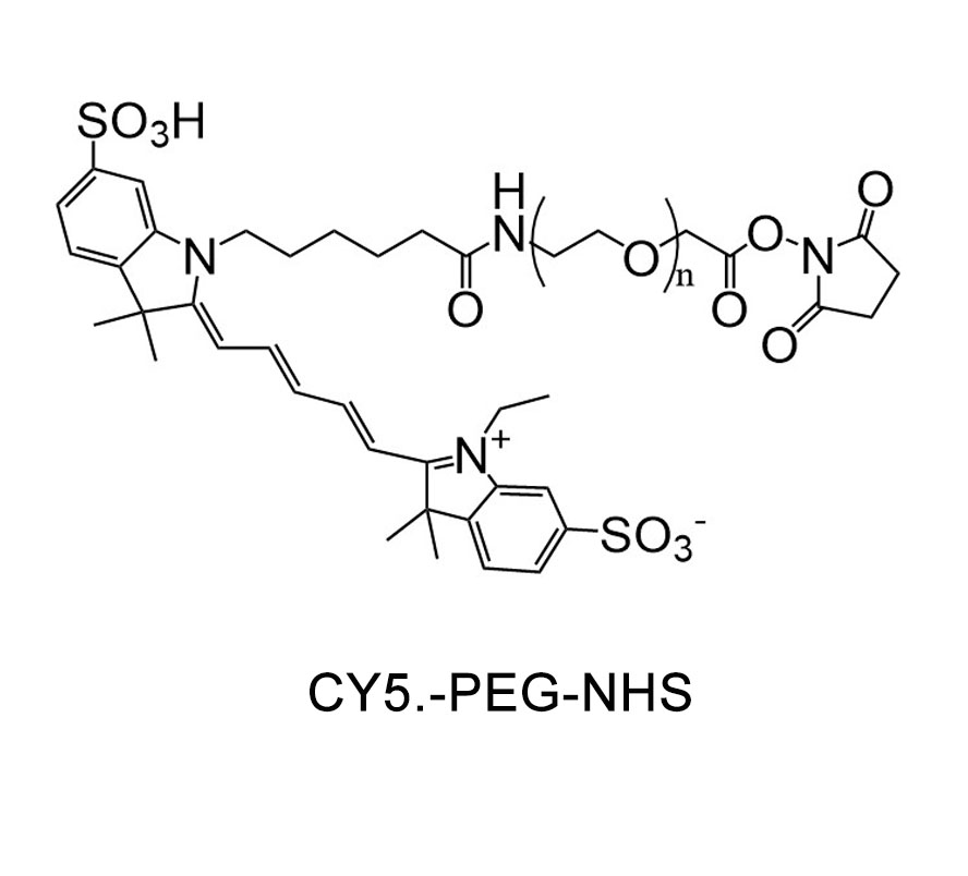 CY5-聚乙二醇-活性酯,CY5-PEG-NHS