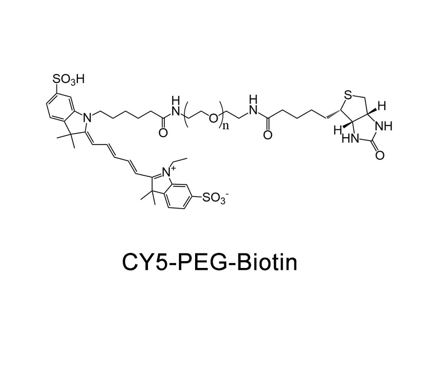 CY5-聚乙二醇-生物素,CY5-PEG-Biotin