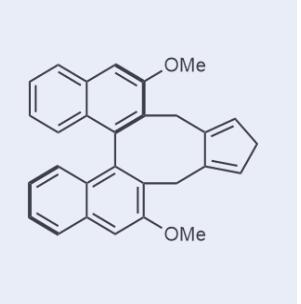 (13bR)-5,7-二氢-2,8-二甲氧基-3H-环戊[6,7]环辛八[2,1-a:3,4-a']二萘,(13bR)-5,7-Dihydro-2,8-dimethoxy-3H-cyclopenta[6,7]cycloocta[2,1-a:3,4-a']dinaphthalene