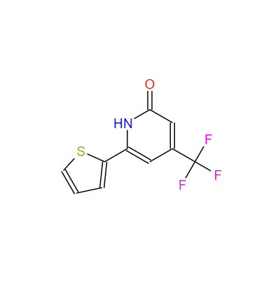 3-氰基-6-(2-噻吩基)-4-三氟甲基-2(1H)-吡啶酮,2-Oxo-6-thiophen-2-yl-4-trifluoromethyl-1,2-dihydropyridine-3-carbonitrile
