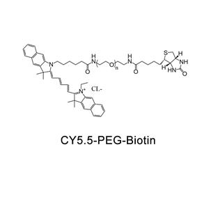 CY5.5-聚乙二醇-生物素；Cy5.5-PEG-Biotin
