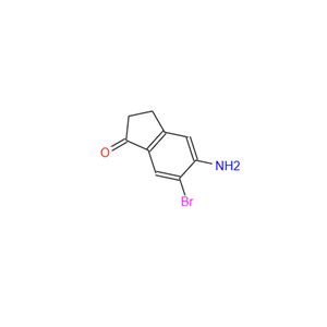 5-氨基-6-溴-2,3-二氢-1H-茚-1-酮；158205-19-7