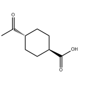 Cyclohexanecarboxylic acid, 4-acetyl-, trans- (9CI)