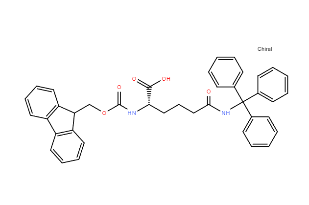(S)-2-((((9H-芴-9-基)甲氧基)羰基)氨基)-6-氧代-6-(三苯甲基氨基)己酸,(S)-Fmoc-2-amino-5-(trityl-carbamoyl)pentanoicacid
