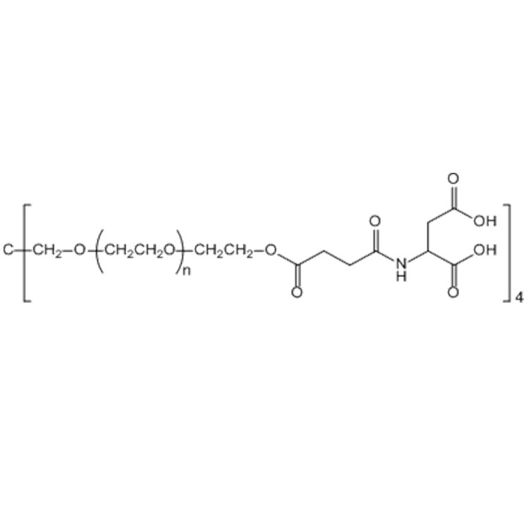 四臂-聚乙二醇-天冬氨酸,4-Arm-PEG-Aspartic Acid;4-Arm PEG-ASP