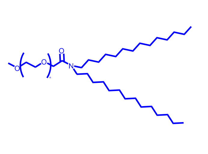 甲氧基聚乙二醇双十四烷基乙酰胺,MPEG2000-DTA