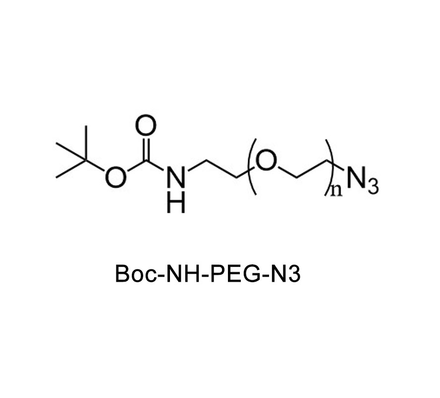 叔丁氧羰基-氨基-聚乙二醇-叠氮,Boc-NH-PEG-N3