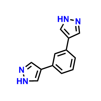 1,3-二(1H-吡唑-4-基)苯,1H-Pyrazole, 4,4'-(1,3-phenylene)bis-