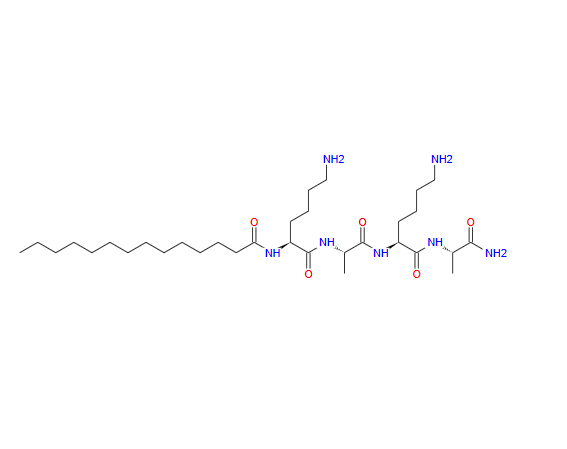 肉豆蔻酰四肽-12,N2-(1-Oxotetradecyl)-L-lysyl-L-alanyl-L-lysyl-L-alaninamide