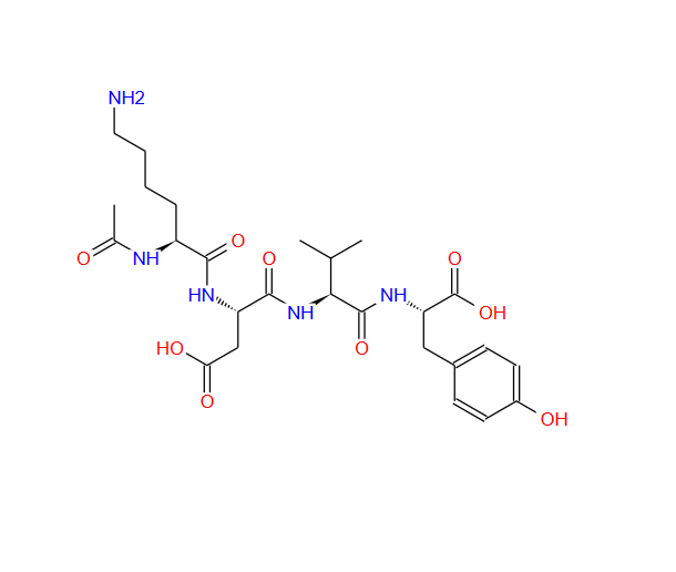 N2-乙酰基-L-赖氨酰-L-ALPHA-天冬氨酰-L-缬氨酰-L-酪氨酸,N2-Acetyl-L-lysyl-L-alpha-aspartyl-L-valyl-L-tyrosine