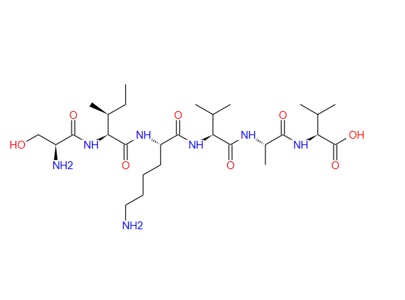六胜肽-10,H-SER-ILE-LYS-VAL-ALA-VAL-OH