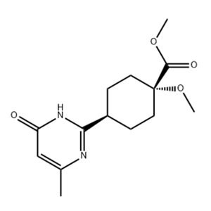 甲基(1r,4r)-4-(4-羟基-6-甲基嘧啶-2-基)-1-甲氧基环己烷-1-羧酸酯