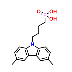 (4-(3,6-二甲基-9H-咔唑-9-基)丁基)膦酸,(4- (3,6-dimethyl-9H-carbazole-9-yl) butyl) phosphonic acid