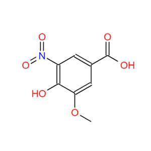 5-硝基香草酸,4-HYDROXY-3-METHOXY-5-NITROBENZOIC ACID