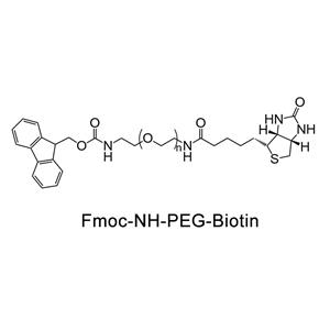 芴甲氧羰基-氨基-聚乙二醇-生物素；Fmoc-NH-PEG-Biotin