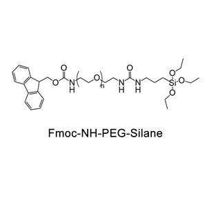 芴甲氧羰基-氨基-聚乙二醇-硅烷；Fmoc-NH-PEG-Silane