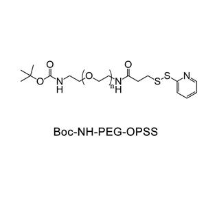 叔丁氧羰基-氨基-聚乙二醇-巯基吡啶；BOC-NH-PEG-OPSS 