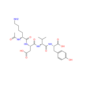 N2-乙酰基-L-赖氨酰-L-ALPHA-天冬氨酰-L-缬氨酰-L-酪氨酸,N2-Acetyl-L-lysyl-L-alpha-aspartyl-L-valyl-L-tyrosine