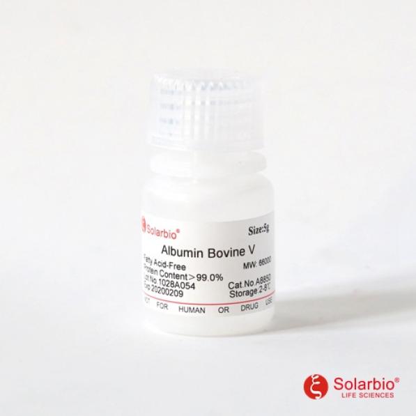 牛血清白蛋白 BSA-Ⅴ（不含脂肪酸）,Bovine Serum Albumin V