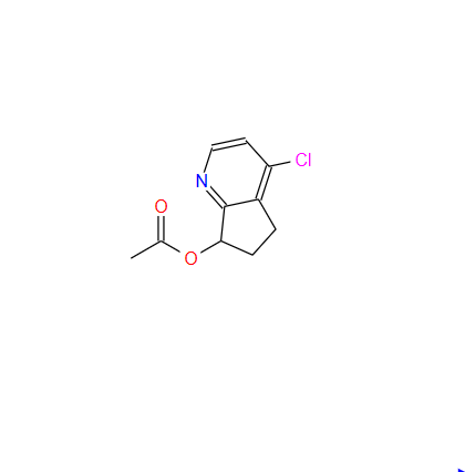 4-氯-6,7-二氢-5H-环戊并[B]吡啶-7-基乙酸酯,4-chloro-6,7-dihydro-5H-cyclopenta[b]pyridin-7-yl acetate