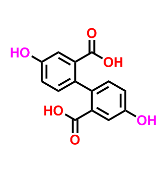 4,4'-二羟基-[1,1'-联苯]-2,2'-二羧酸,4,4'-dihydroxy-[1,1'-biphenyl]-2,2'-dicarboxylic acid