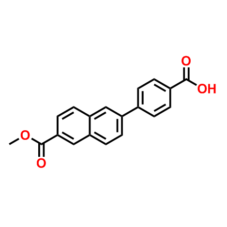 4-(6-(甲氧基羰基)萘-2-基)苯甲酸,4-(6-(Methoxycarbonyl)naphthalen-2-yl)benzoic acid